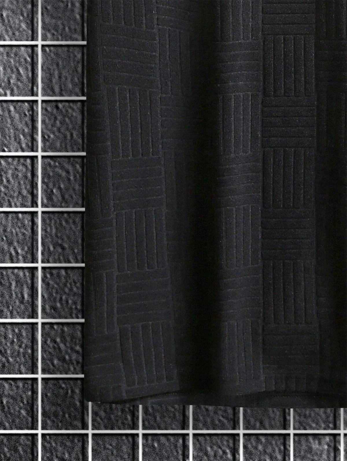 Mens Jacquard Towel Cloth Short Sleeves T-shirt - Image 12